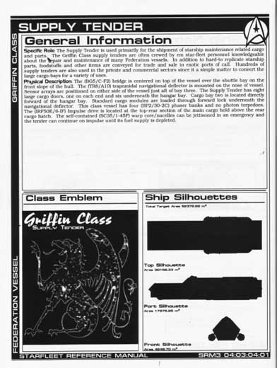 Jackill's Starfleet Reference Manual - Ships of the Fleet, Volume 3 - Page 95