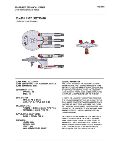 Starfleet Starship Recognition Manual - Volume One: Ships of the Line 2268