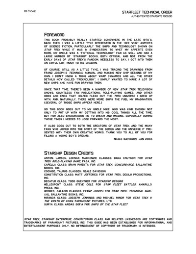 Starfleet Starship Recognition Manual - Volume One: Ships of the Line 2268