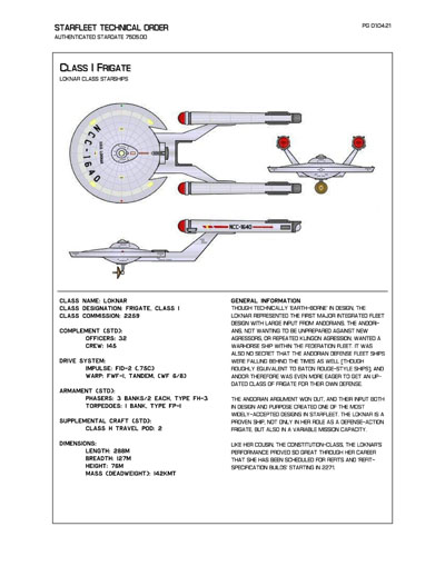 Starfleet Starship Recognition Manual - Volume One: Ships of the Line 2268