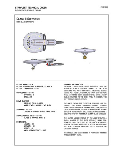 Starfleet Starship Recognition Manual - Ships of the Baton Rouge Era