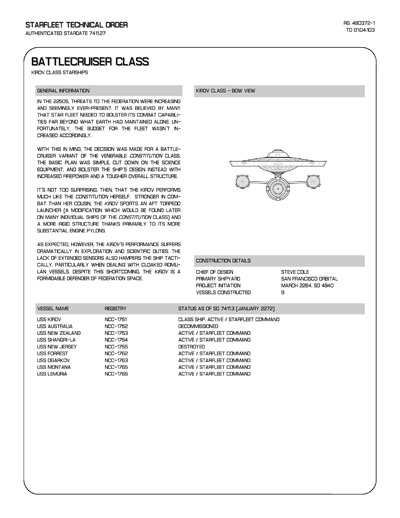 Jaynz Ships of the Star Fleet Compendium