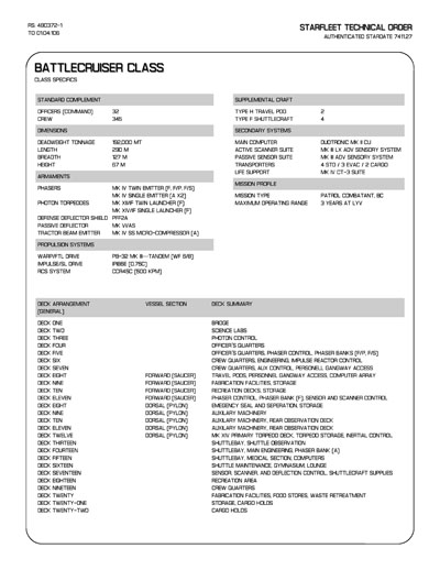 Jaynz Ships of the Star Fleet Compendium