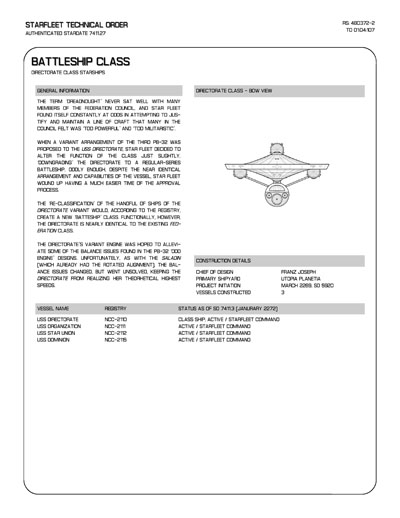 Jaynz Ships of the Star Fleet Compendium