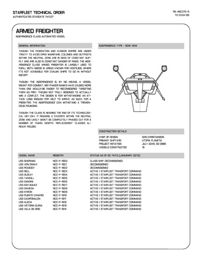 Jaynz Ships of the Star Fleet Compendium