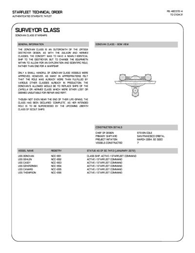 Jaynz Ships of the Star Fleet Compendium