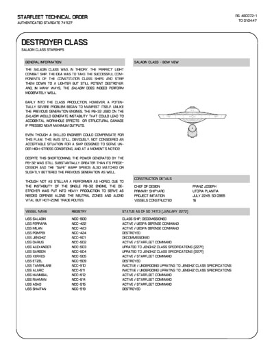 Jaynz Ships of the Star Fleet Compendium