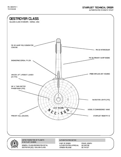 Jaynz Ships of the Star Fleet Compendium