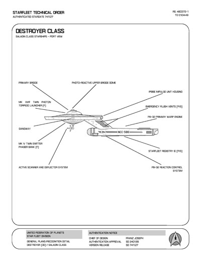 Jaynz Ships of the Star Fleet Compendium