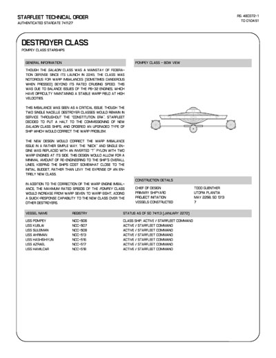 Jaynz Ships of the Star Fleet Compendium
