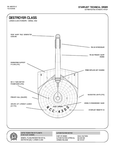 Jaynz Ships of the Star Fleet Compendium