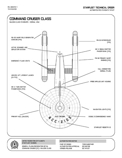 Jaynz Ships of the Star Fleet Compendium
