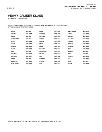 Starfleet Ships of the Star Fleet Technical Manual