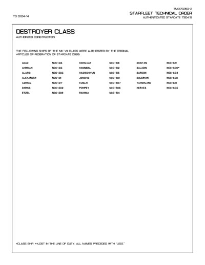 Starfleet Ships of the Star Fleet Technical Manual