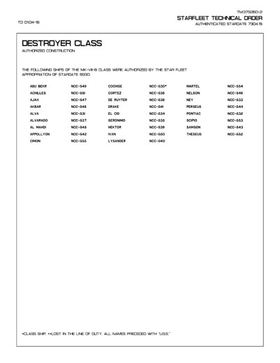 Starfleet Ships of the Star Fleet Technical Manual