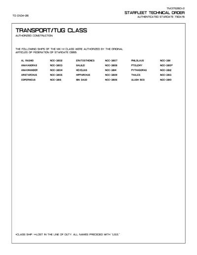 Starfleet Ships of the Star Fleet Technical Manual