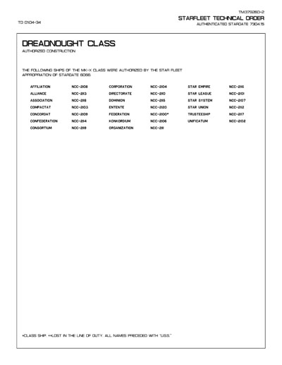 Starfleet Ships of the Star Fleet Technical Manual