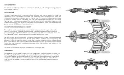 Klingon Military Power: Volume One: Ships
