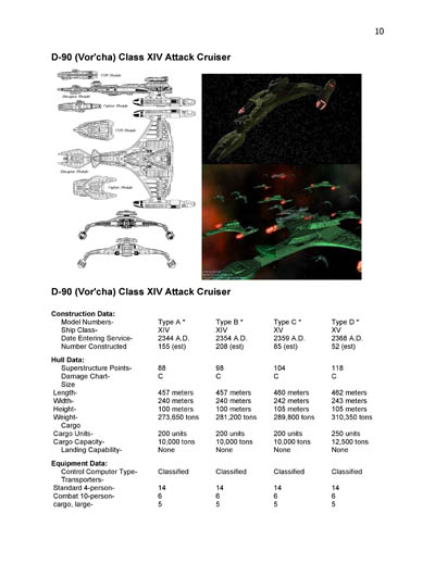 Klingon Ship Recognition Manual - 2385 Edition
