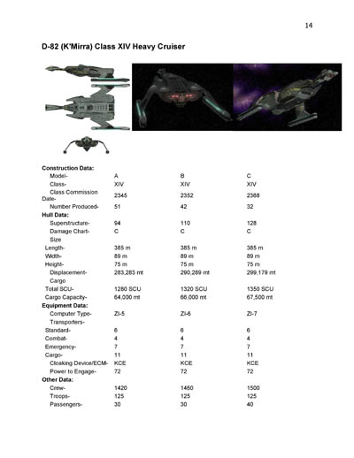 Klingon Ship Recognition Manual - 2385 Edition