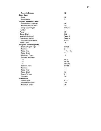 Klingon Ship Recognition Manual - 2385 Edition