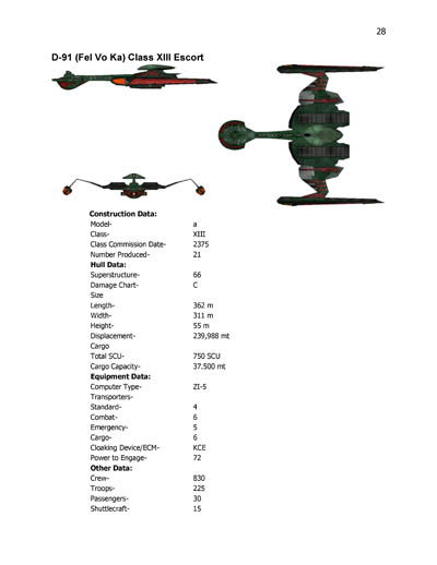 Klingon Ship Recognition Manual - 2385 Edition
