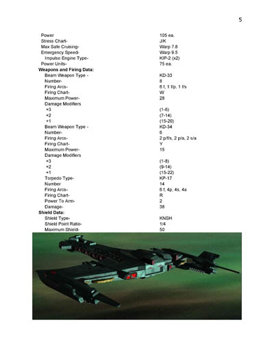 Klingon Ship Recognition Manual - 2385 Edition