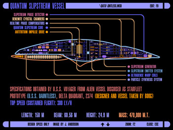 Quantum Slipstream Vessel - U.S.S Dauntless NCC-71879