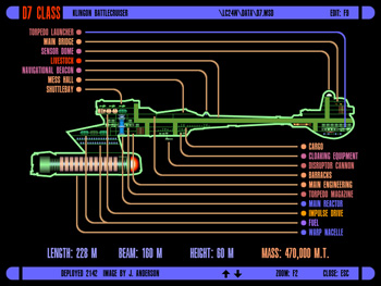 D7 Class Klingon Battlecruiser