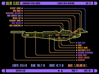 Galor Class Cardassian Attack Cruiser