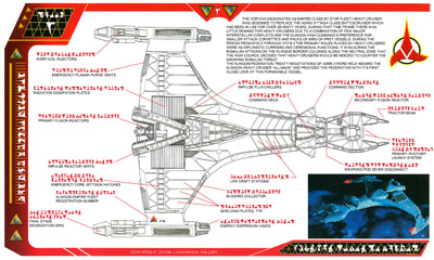 Klingon Vor'Cha Heavy Cruiser Blueprints