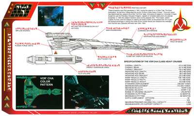 Klingon Vor'Cha Heavy Cruiser Blueprints