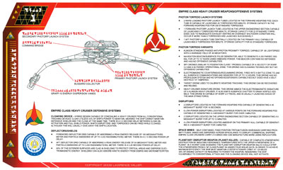 Klingon Vor'Cha Heavy Cruiser Blueprints
