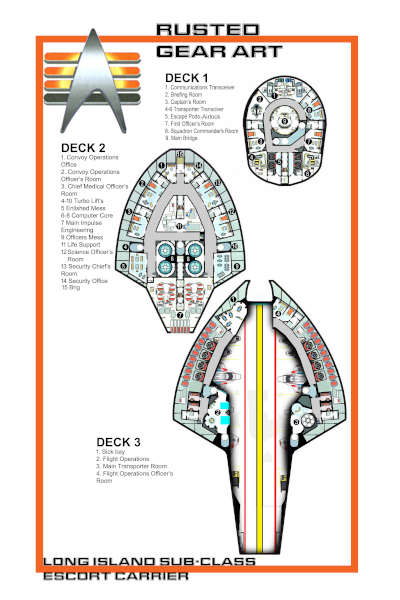 Long Island Escort Carrier Schematics