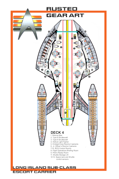 Long Island Escort Carrier Schematics