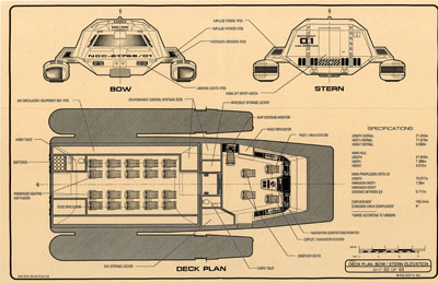 Long-Range Warp Shuttle - Powell Class Blueprints