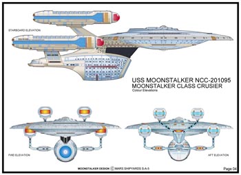 Moonstalker Class Cruiser - U.S.S. Moonstalker NCC-201095