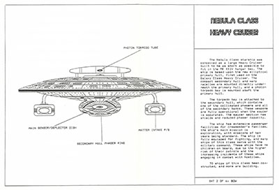Nebula Class Heavy Cruiser - General Plans