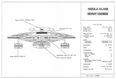 Nebula Class Heavy Cruiser - General Plans