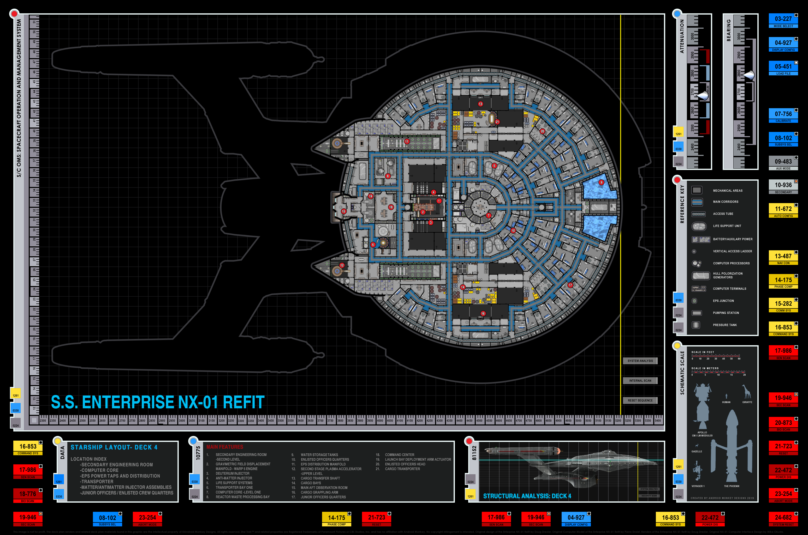 S.S. Enterprise NX-01 Refit.
