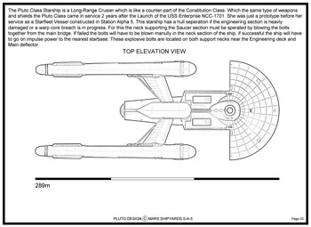 Pluto Class Cruiser - U.S.S. Pluto NCC-1919