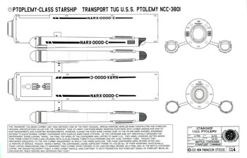 Ptolemy Class Starship - U.S.S. Ptolemy NCC-3801