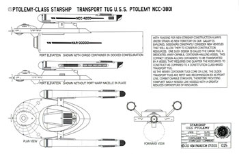 Ptolemy Class Starship - U.S.S. Ptolemy NCC-3801