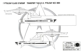 Ptolemy Class Starship - U.S.S. Ptolemy NCC-3801