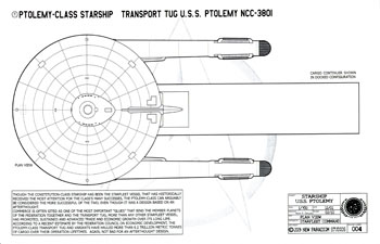 Ptolemy Class Starship - U.S.S. Ptolemy NCC-3801