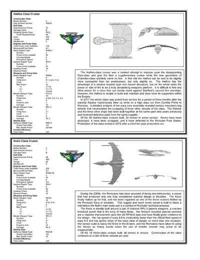 Romulan Ship Recognition Manual - 2385 Edition