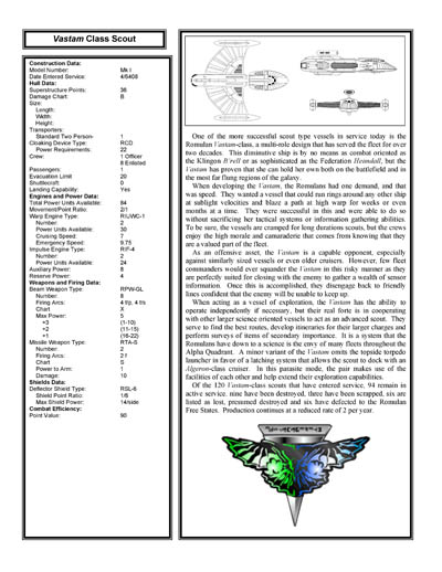 Romulan Ship Recognition Manual - 2385 Edition