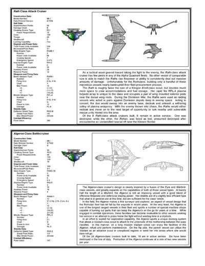 Romulan Ship Recognition Manual - 2385 Edition