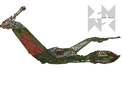 Star Trek Starship Cutaways by Rusted Gear Art