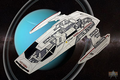 Star Trek Starship Cutaways by Rusted Gear Art